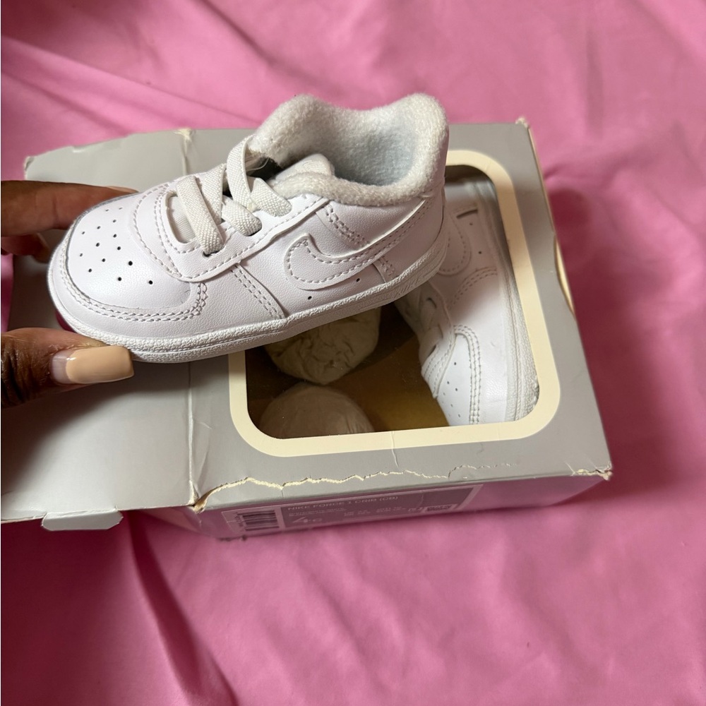 Nike White Baby Walker Shoes